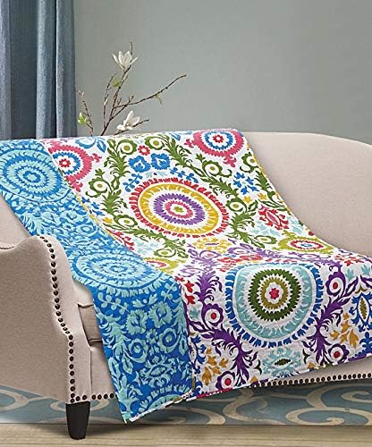 Virah Bella Collection - Debra Valencia Zara Quilted Throw Blanket