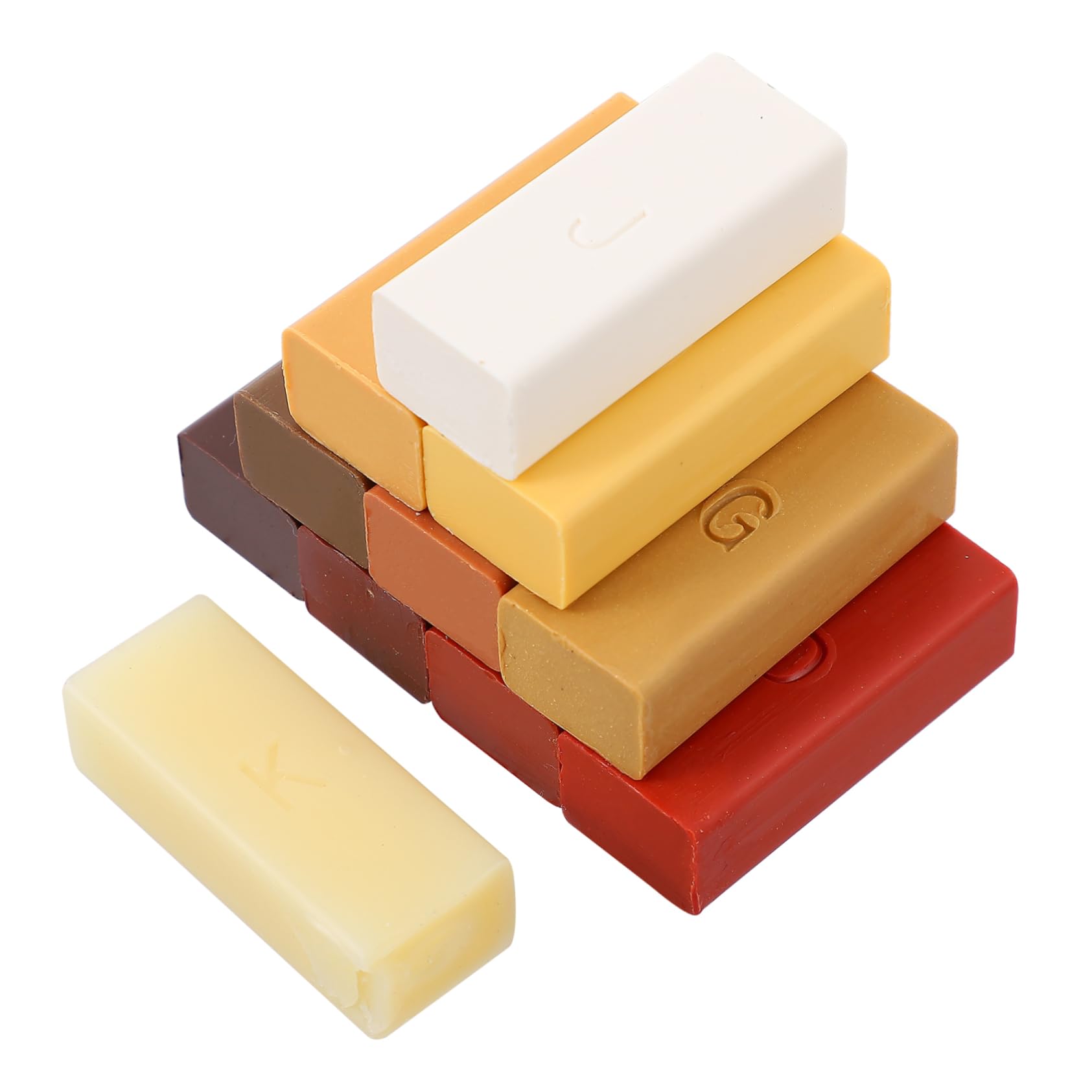GOOHOCHY Wooden Furniture Scratch Repair Wax Paraffin Blocks Floor Wax Block Kit Touch-up Kit