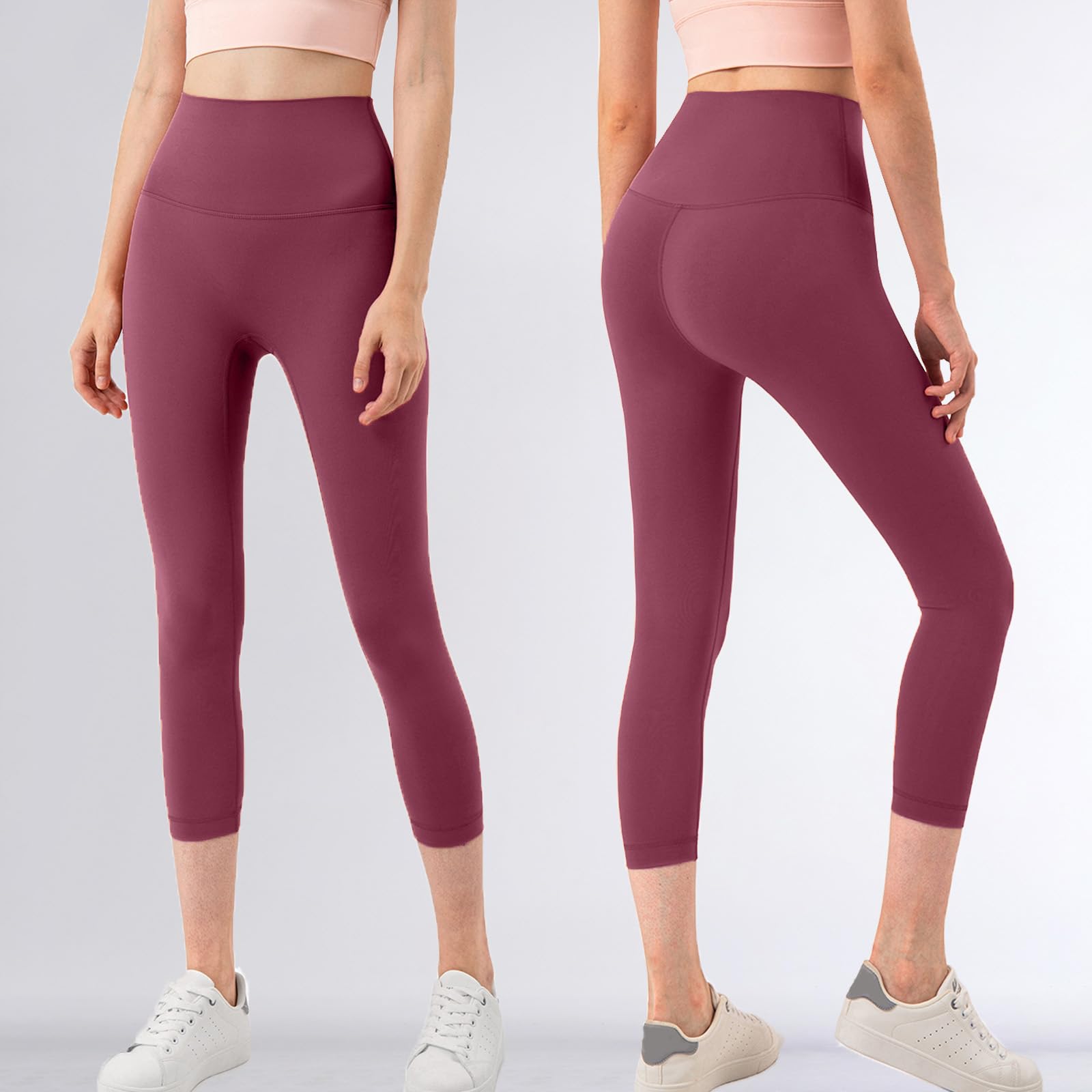 Legginsy sportowe damskie Push Up 3/4 legginsy na siłownię z wysokim stanem spodnie do fitnessu joga elastyczne antycellulitowe spodnie z kieszeniami do pilatesu sportu siłowni do biegania