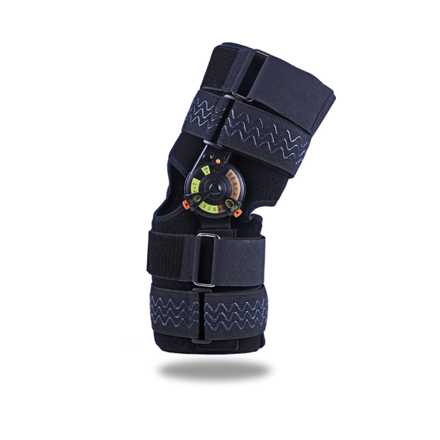 Ginocchiera Incernierata per Stabilizzazione Recupero MCL Lesioni PCL Riabilitazione Ortopedica Post Operatorio Artrite Dolore Menisco Lacerato Patella Ginocchiera Stabilizzatore,Middle