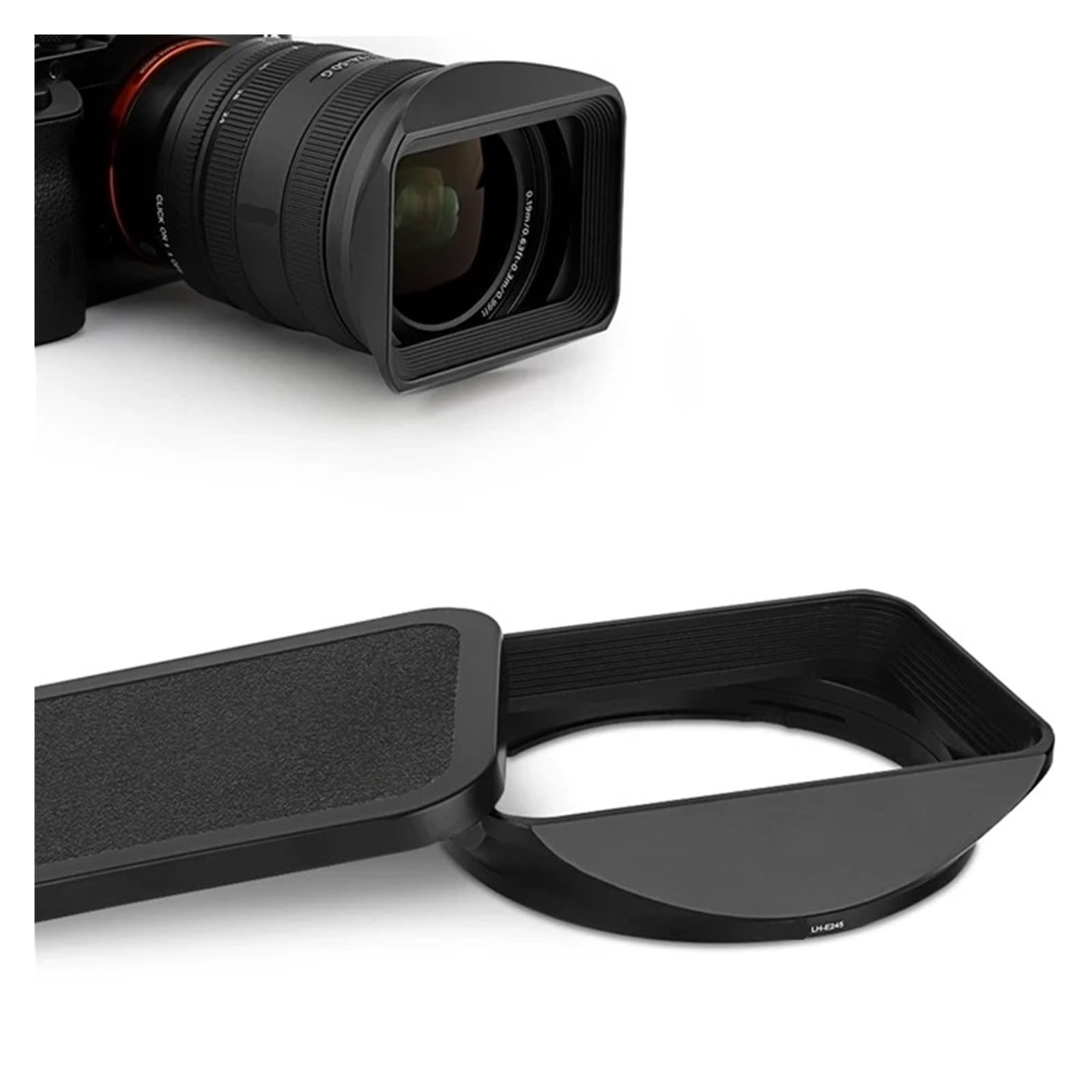 Camera Lens Hood, Compatible con Parasol Sony FE 24-50 mm.