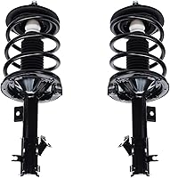 Vista 1644 de Detroit Axle - Kit de suspensión delantera de 10 piezas para Chevy Aveo Aveo5 Pontiac G3 Wave 2 Ready Struts Assembly 2 Enlaces de barra