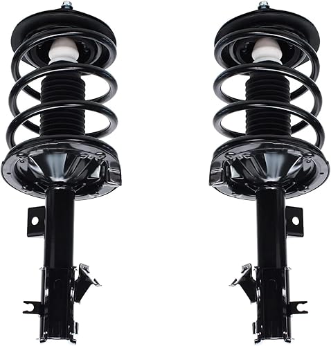 Miniatura 1644 de Detroit Axle - Kit de suspensión delantera de 10 piezas para Chevy Aveo Aveo5 Pontiac G3 Wave 2 Ready Struts Assembly 2 Enlaces de barra