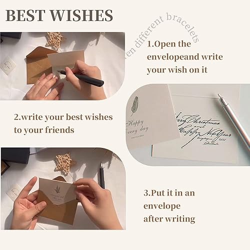 Miniatura 6 de LIU JUN Get Well Soon Gifts -Natural Stone Healing Relaxation Bracelets,8mm Anti-Anxiety Crystal Stone Yoga Beads, Stress Relief Stretch Bracelets