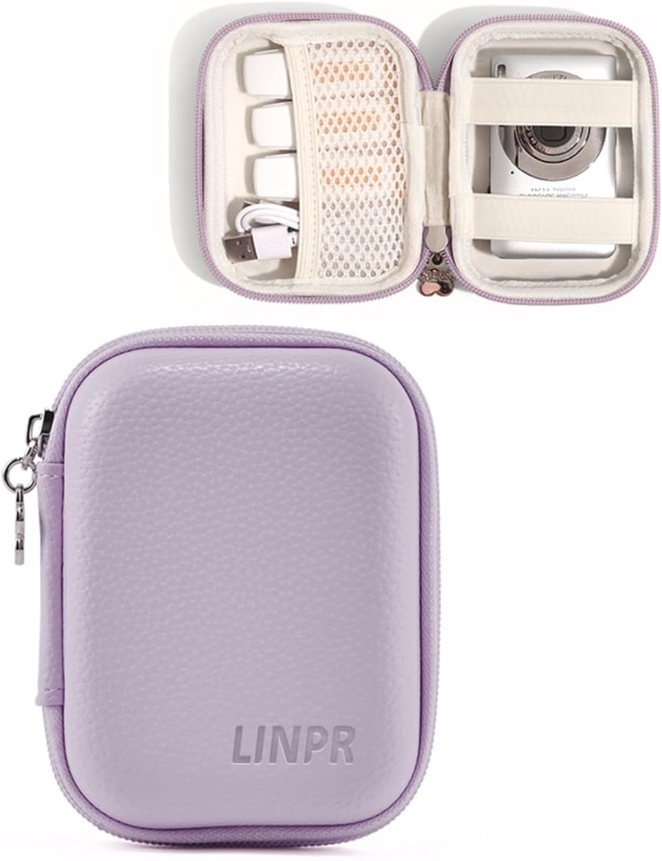 Digital Camera Case Compatible with CAMKORY/for Kodak PIXPRO/for Lecran/for VAHOIALD/for Canon IXUS 285 HS, Small Travel Cameras Storage Holder for Accessories SD Card