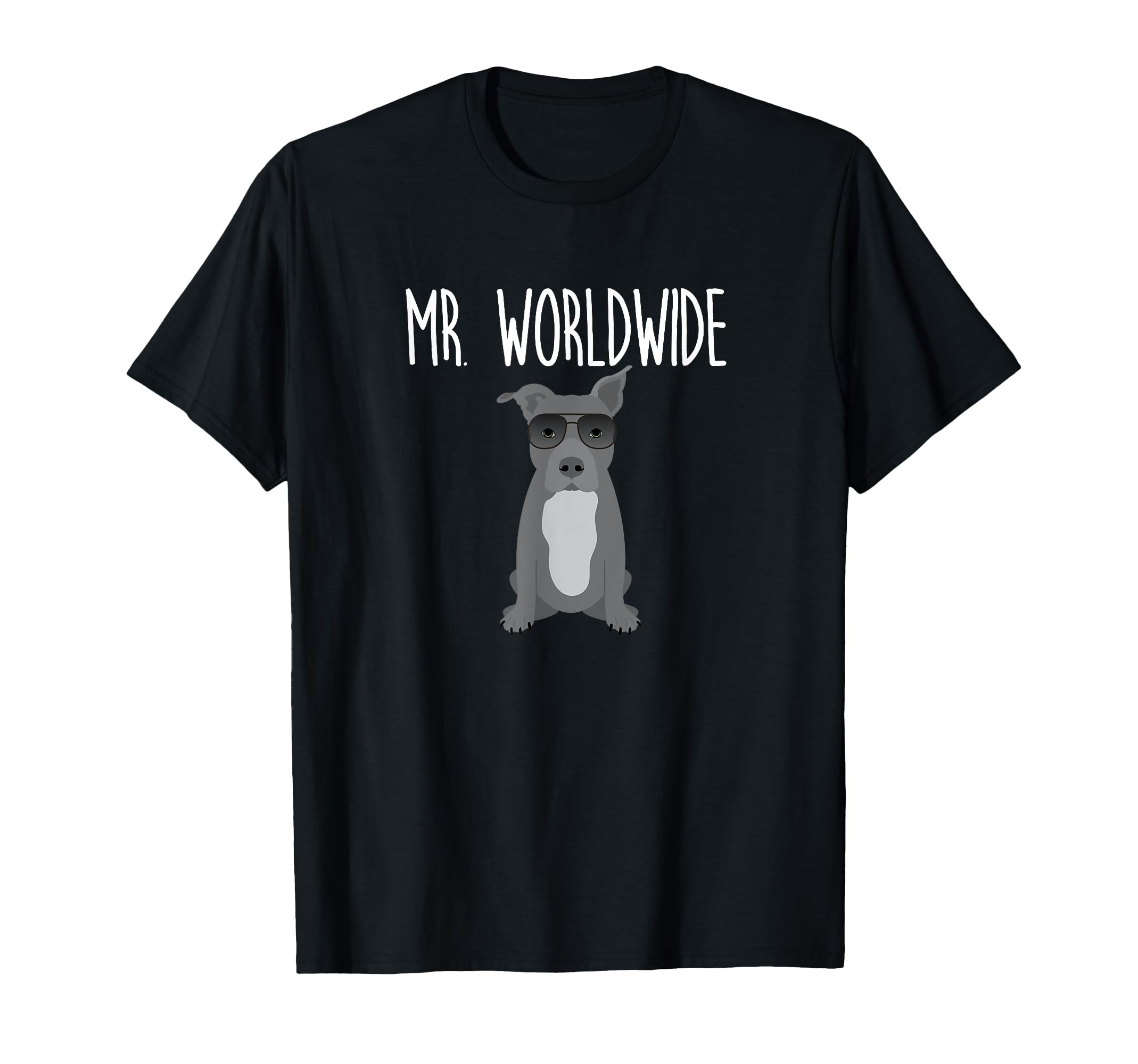 Mr. Worldwide Funny Pitbull Tshirt T-Shirt