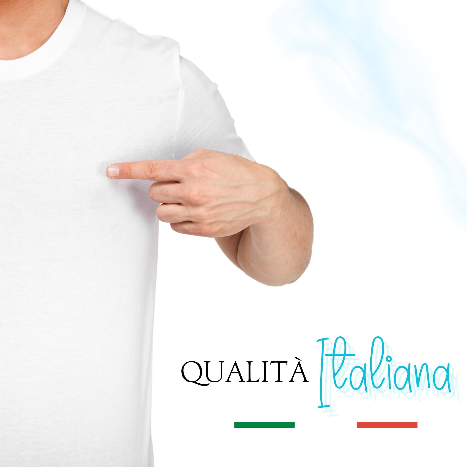 Pinuccio Venegoni - Juego de 3 camisetas de lana de algodón para hombre, camiseta interior térmica, algodón sobre la piel, camiseta de hombre de manga corta de invierno, camiseta térmica blanca, ropa