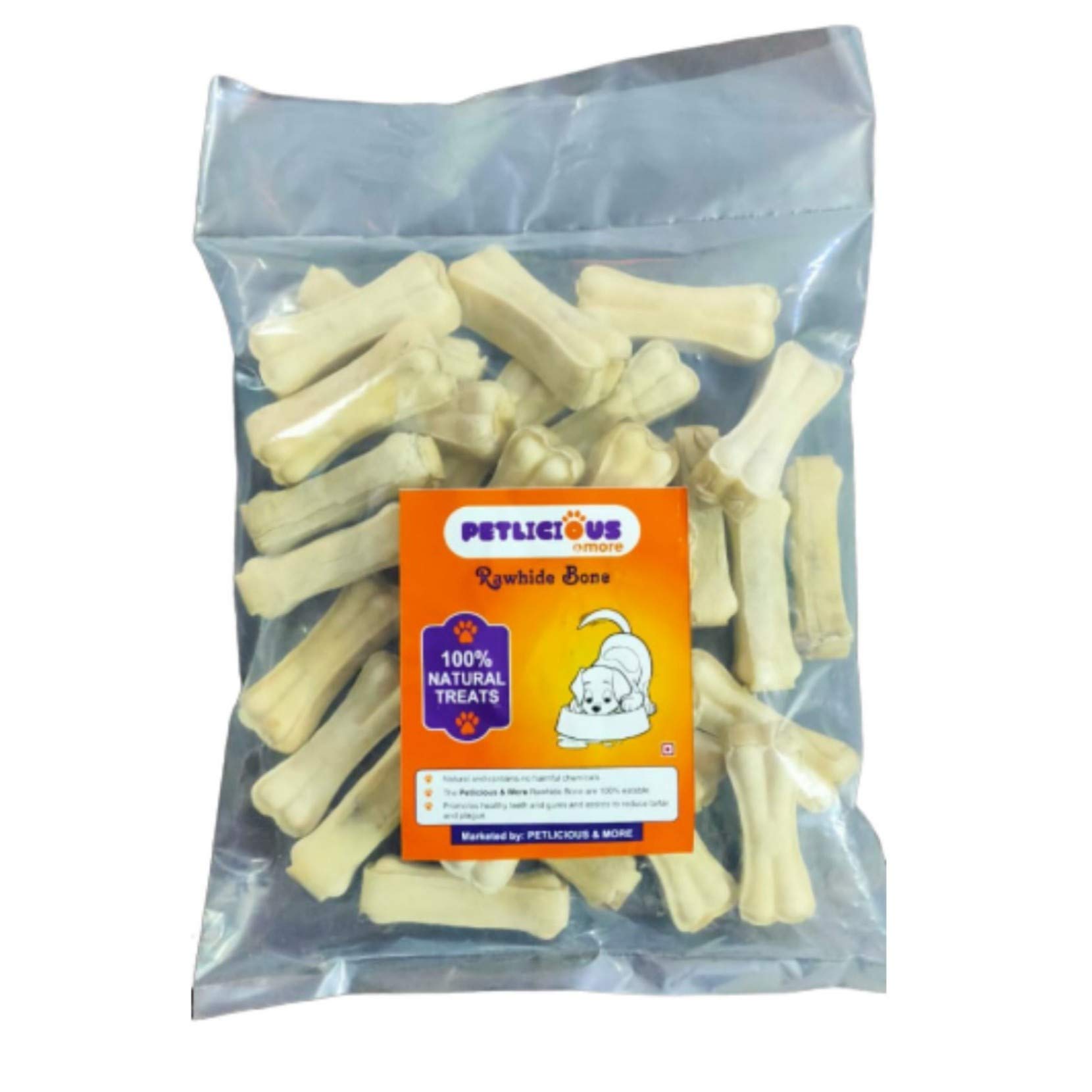 Petlicious & More Rawhide Pressed Chew Dog Bone (3 Inches) - Combo Pack of 30 Pcs (B07WDHGWQ1) Amazon Price History, Amazon Price Tracker