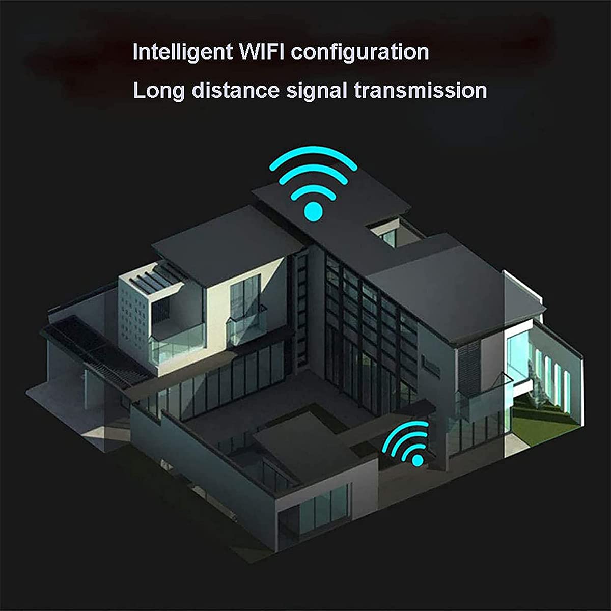 Videocitofono, Campanello visivo WiFi, Campanello Intelligente 720P con Audio bidirezionale, rilevamento del Movimento PIR