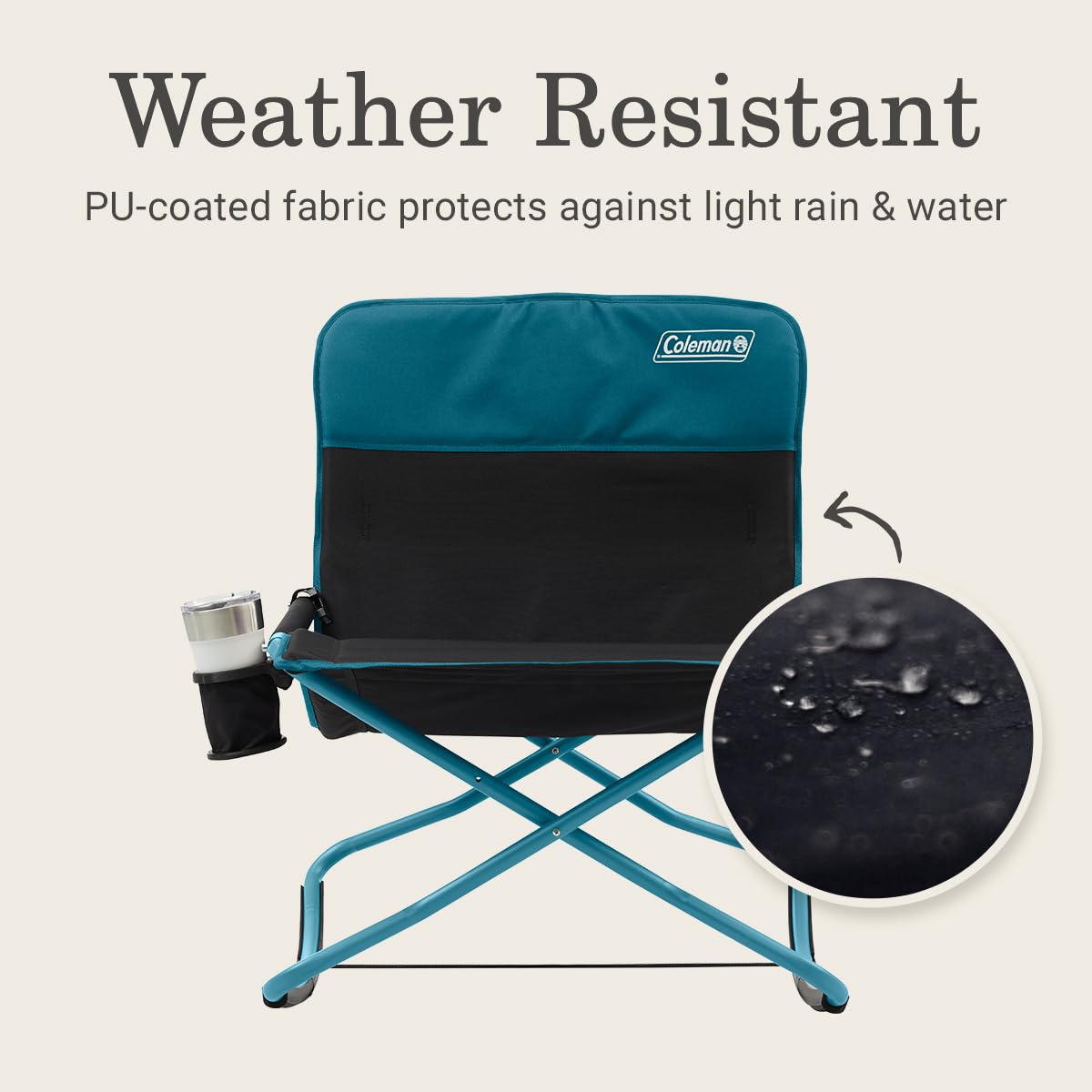 Coleman Cross Rocker Outdoor Rocking Chair, Portable France
