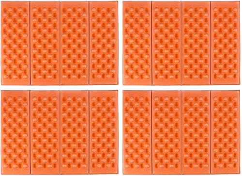 BESPORTBLE Almohadilla de asiento plegable, 4 paquetes de almohadillas de espuma para sentarse, mini asiento portátil para camping, picnic,