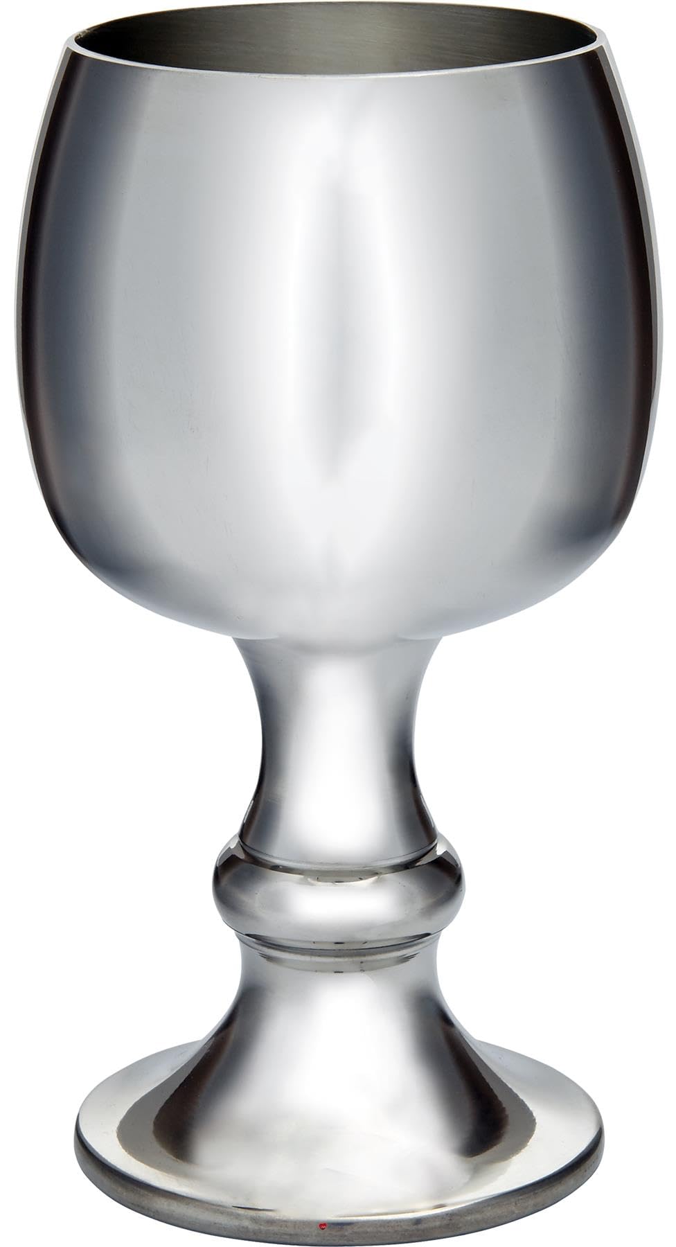 I LUV LTD Peltro Calice a Forma di Tulipano 300 ml Luminoso Lucidato Fine Sia Dentro che Fuori con Funzionalità Touchmark Perfetto per L'incisione