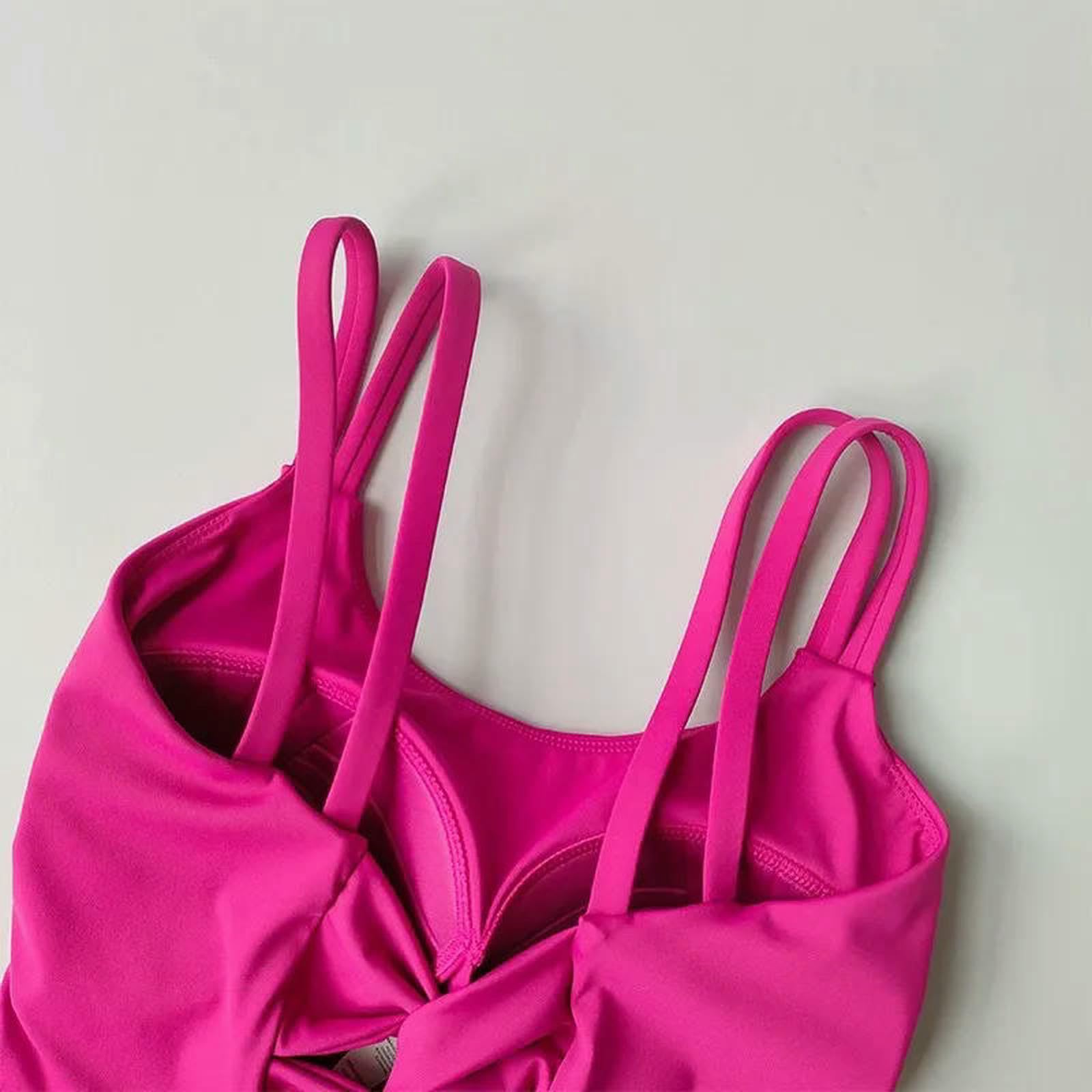 Sportowy biustonosz damski sportowy biustonosz fitness top seksowna bielizna push up mocny biustonosz do jogi biustonosz wiązany na plecach bielizna do biegania kamizelka fitness