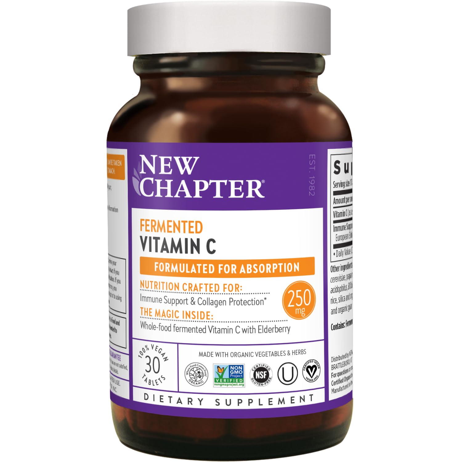 New Chapter Fermented Vitamin c, 30 Count