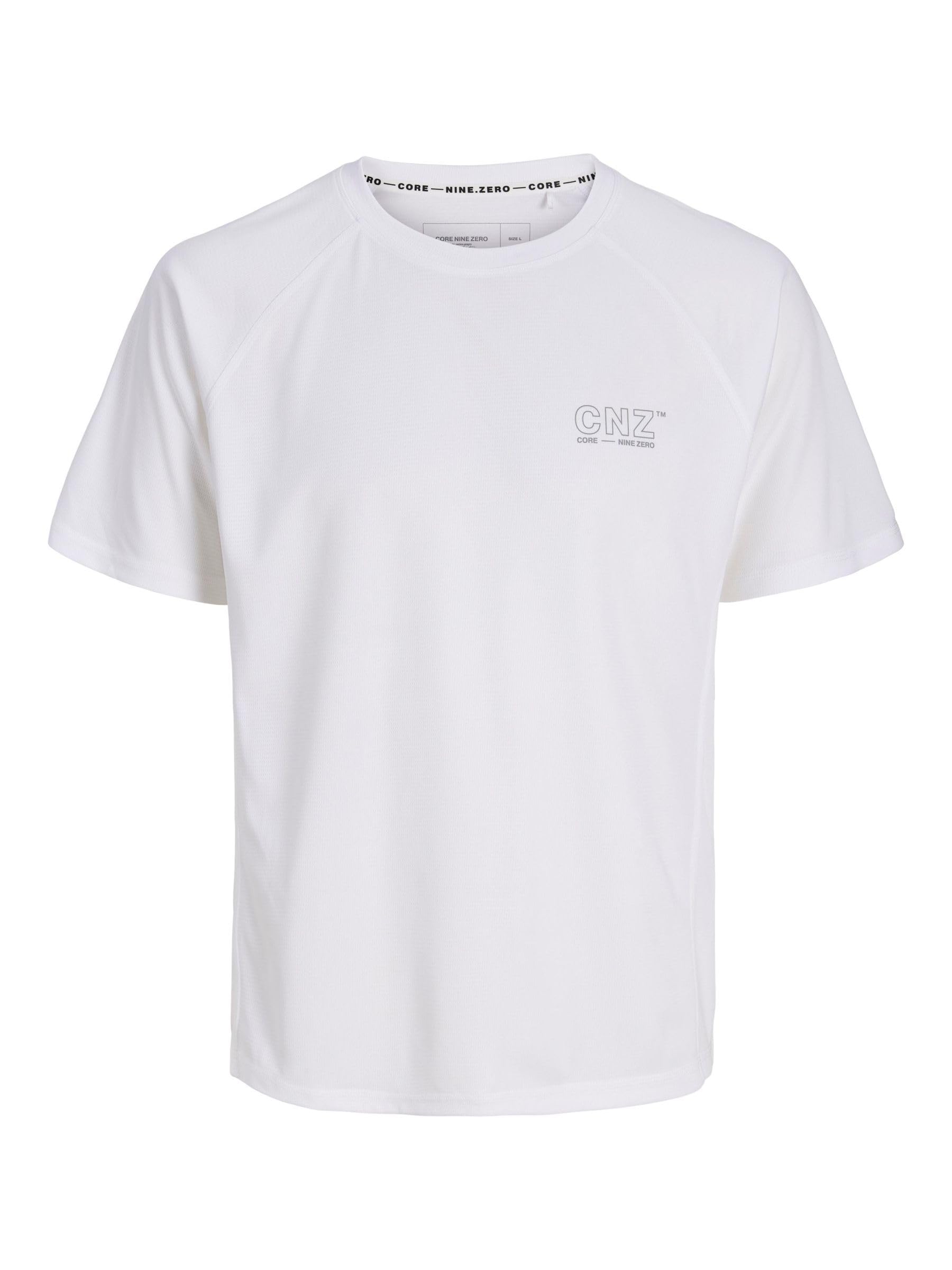 JACK & JONES Mens Active T-Shirt Bright White XL