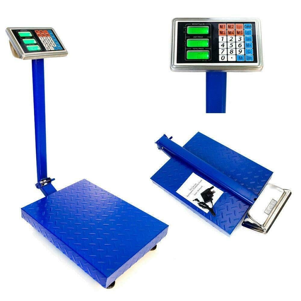 Heavy Duty 660LB 300KG Industrial Platform Postal Weighing Scales Large Digital | UK - View #13