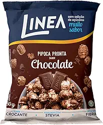 Linea Pipoca Pronta Sabor Chocolate 50g