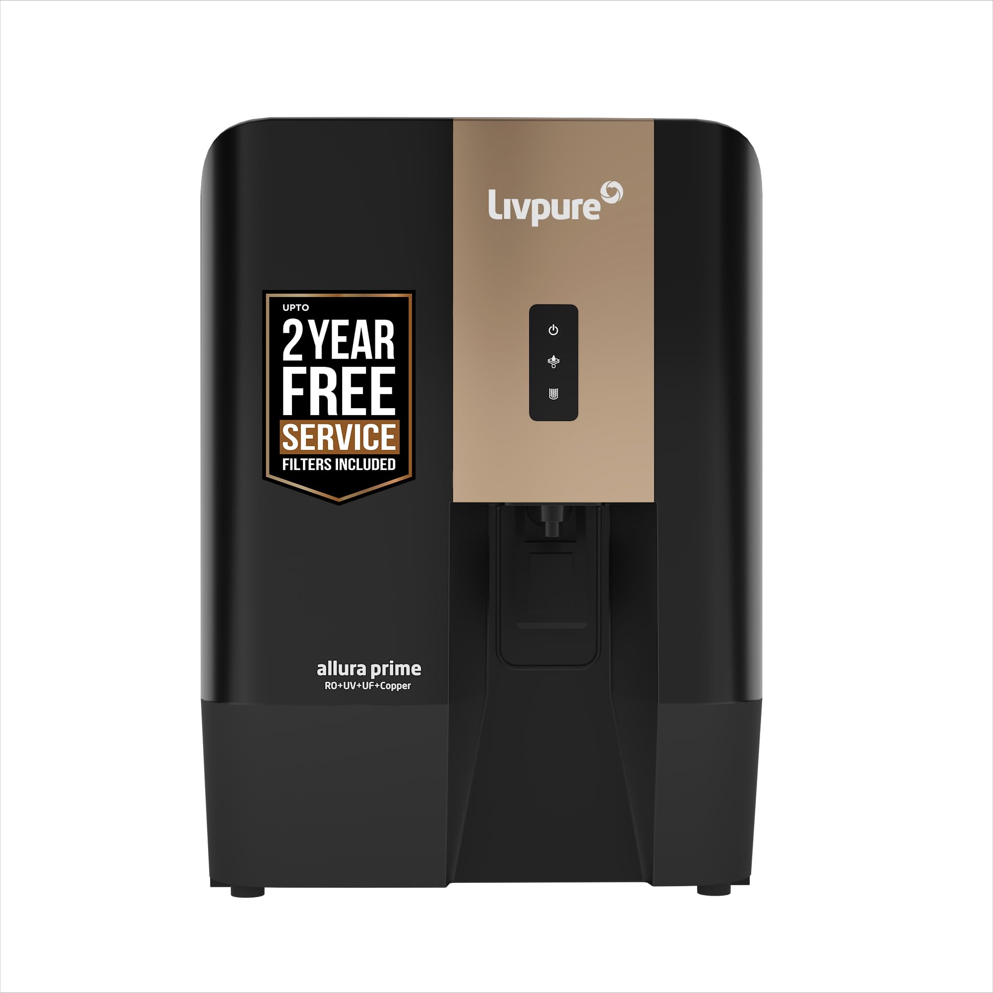 Livpure Allura Prime 7L RO+UV Water Purifier – No Service Cost