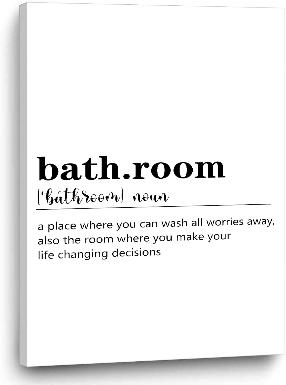 Bathroom Definition Wall Art Bathroom Canvas Pictures for