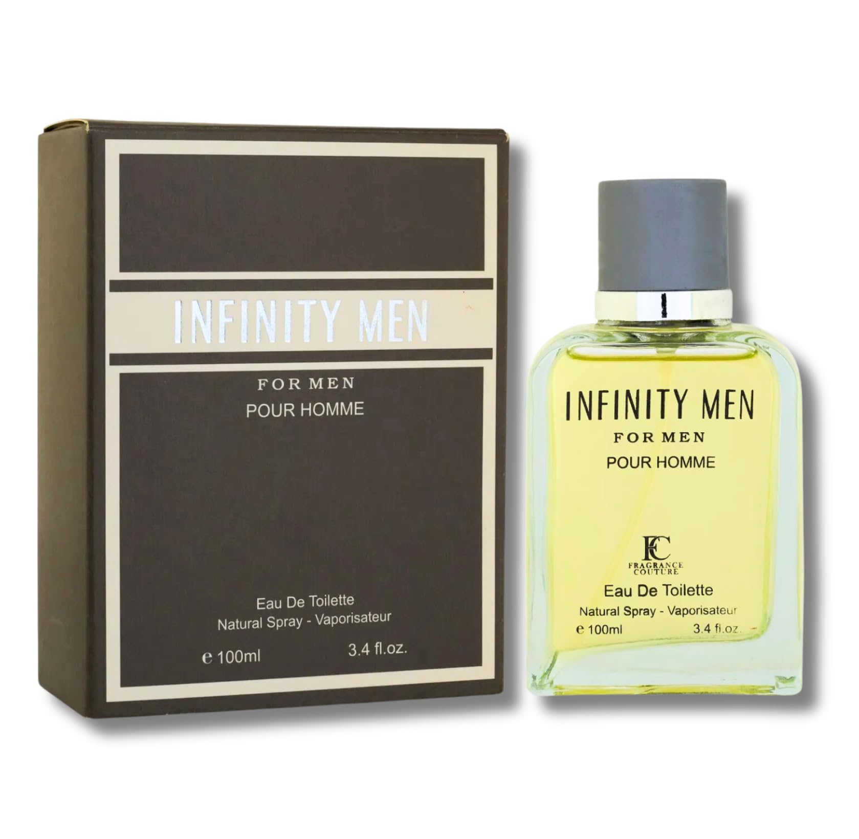 INFINITY POUR HOMME EAU DE TOILETE 3.4 F.L O.z. Aromatic Fougere fragrance for men.