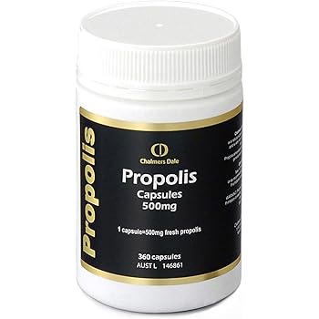 Amazon プロポリスカプセルファミリーパック 360粒 1粒あたり500mg含有 Chalmers Dale プロポリス