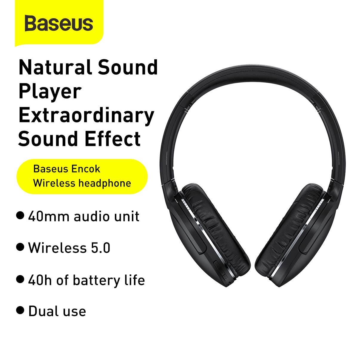Baseus Encok Wireless Headphone D02 Pro 