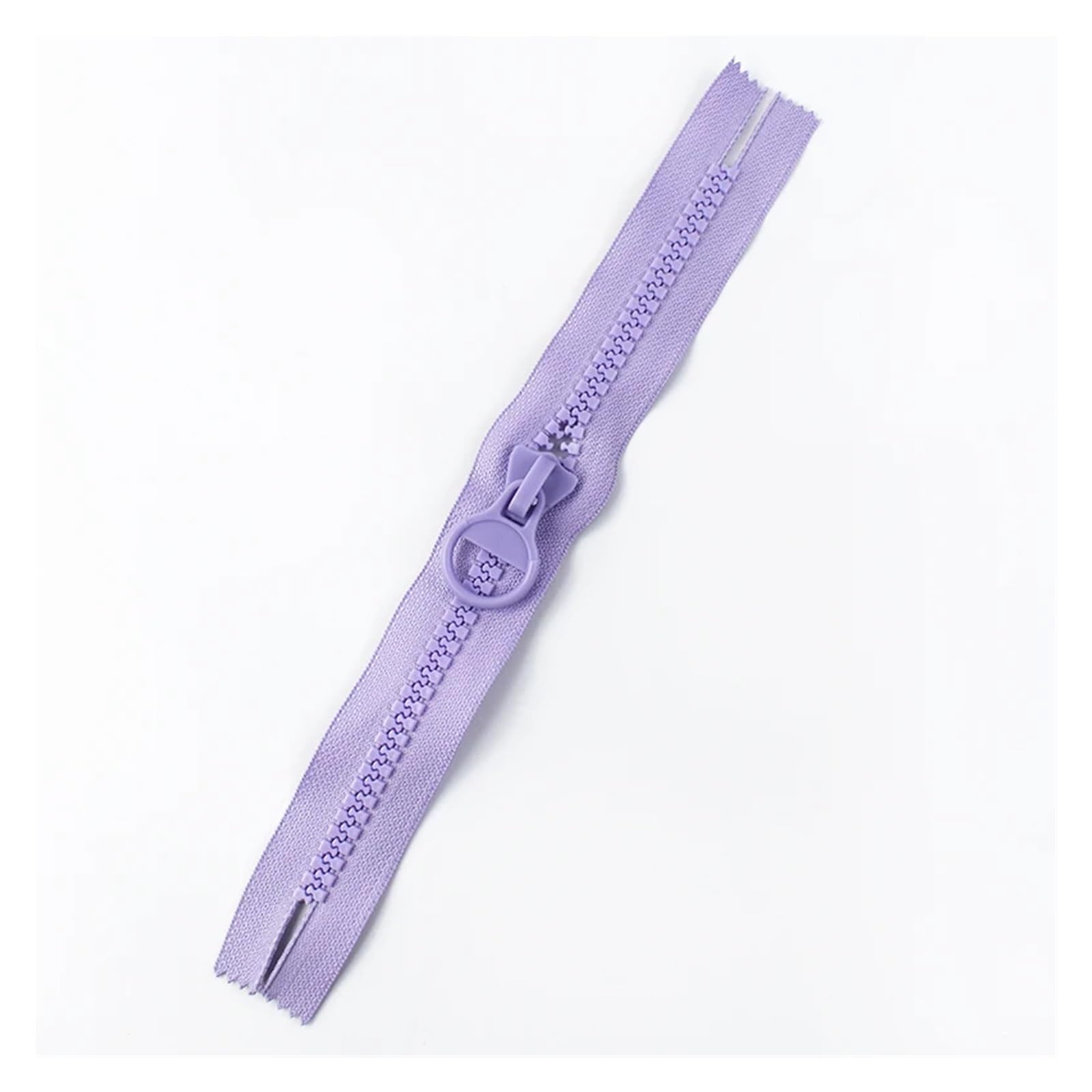 Resin Zippers 1-5Pc 20/25/30cm Resin Zipper 10# Colorful Large Zippers No Endless Zip Clothes Pocket Decoration Zips Repair(Lavender,1PC_NO10-25CM)