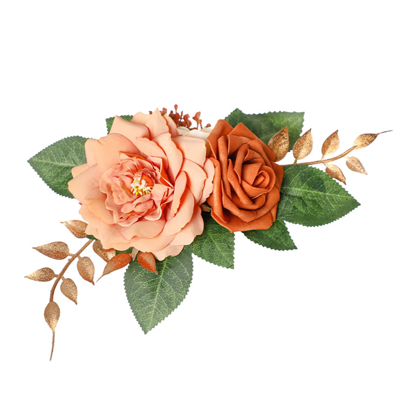 Buxuaaaa D Artificial Flower Arrangement Ecorations For Wedding Centerpieces, Artificial Rose Arrangement For Photo Props Plant