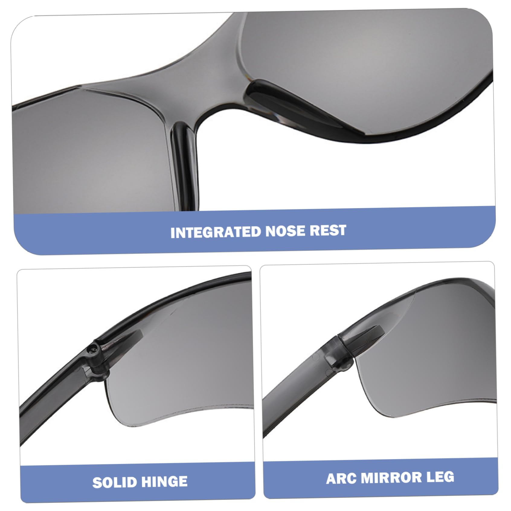 Schutzbrille, 20 Paar HD-Schutzbrille, UV-Schutz, stoßfeste, leicht, für Damen und Herren