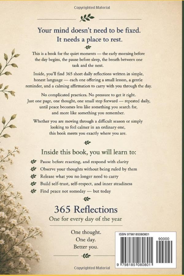 Image of A 365-Day Journey to Peace, Healing & Inner Balance: 365 Days of a Calm Mind
