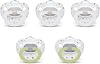 NUK Comfy Orthodontic Pacifiers, Timeless Collection, 0-6 Months, 5 Count
