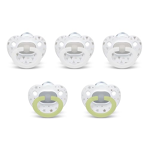 NUK Chupetes de ortodoncia 0-6 meses colecciĂłn atemporal exclusivo de Tienda paquete de 5 NUK Chupetes de ortodoncia 0-6 meses colecciĂłn atemporal exclusivo de Tienda paquete de 5