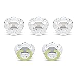 NUK Comfy Orthodontic Pacifiers, Timeless Collection, 0-6 Months, 5 Count