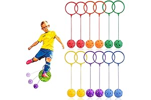 Jumping Fitness Ball Toy, Ankle Jump Rope with Handle for Kids Home Exercise