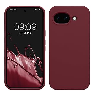 kwmobile Housse Compatible avec Google Pixel 10a Coque - Housse de téléphone Protection Souple en TPU Silicone - Bordeaux Violet - Amazon product rated Grade A