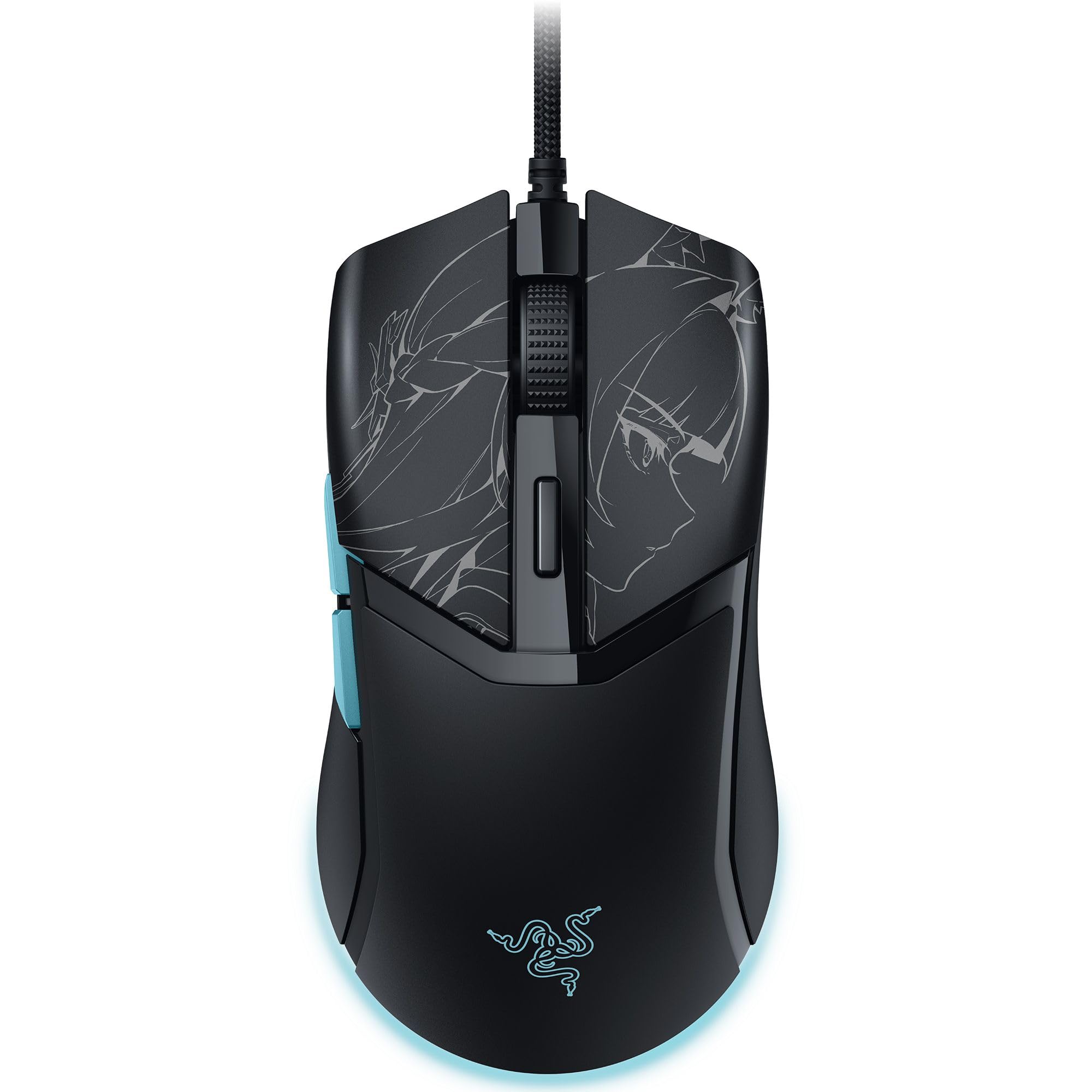 Razer Cobra Wired Gaming Mouse: 58g Lightweight - Gen-3 Switches - Chroma RGB Lighting Underglow - 8500 DPI Optical Sensor - 100% PTFE Mouse Feet -