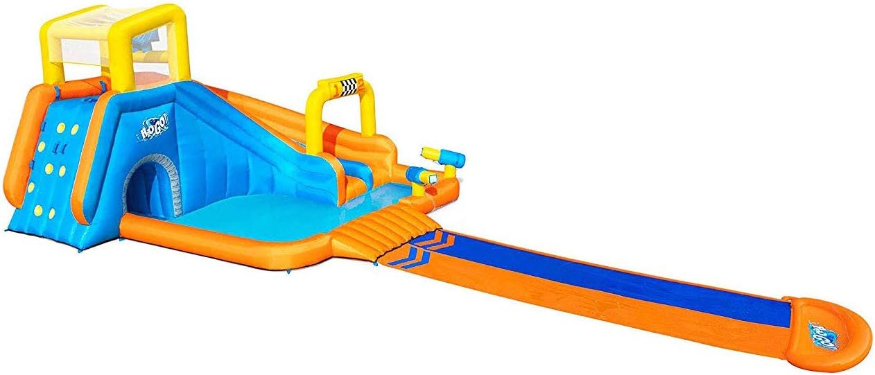 Bestway H2OGO! Splashtona Raceway Kids Inflatable Mega Water Park and Slide