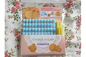 Alphabet Fondant Stamp Impress Embosser Cutter Set