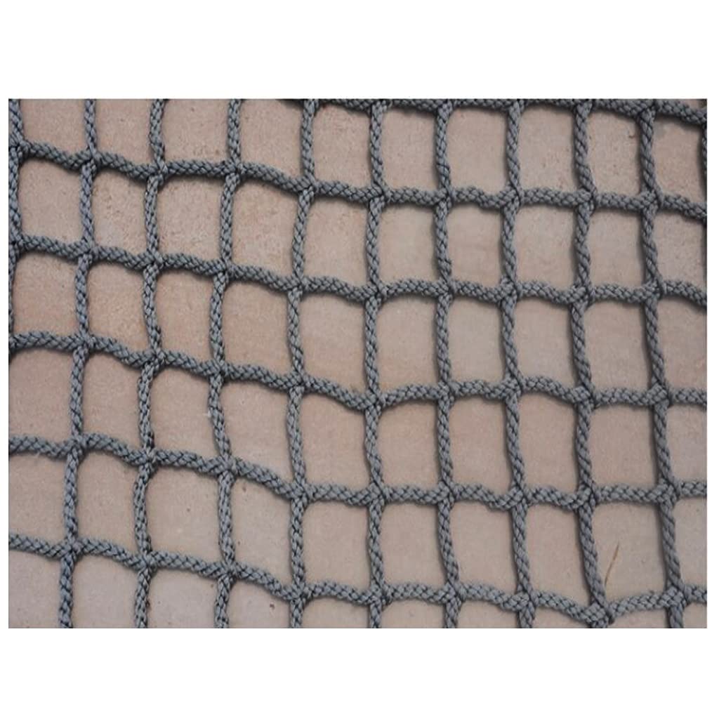 GTHTUHFD Child Safety Net Cargo Climbing Net Outdoor Net Hammock Swing Safety Climbing Frame Climb Rope Netting Climbing Net Rope Cargo For Kids Adult Rock Playground Net Gar,3X3m/9.8X9.8ft