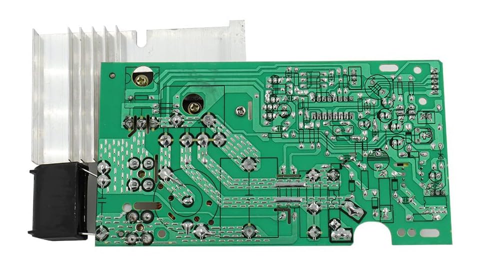 Image of RASHRI 1800W Induction Cooktop PCB Board with Digital Display Panel | Universal Main Circuit Board Replacement Kit | Stable Performance Induction Stove Repair Board with Heat Sink