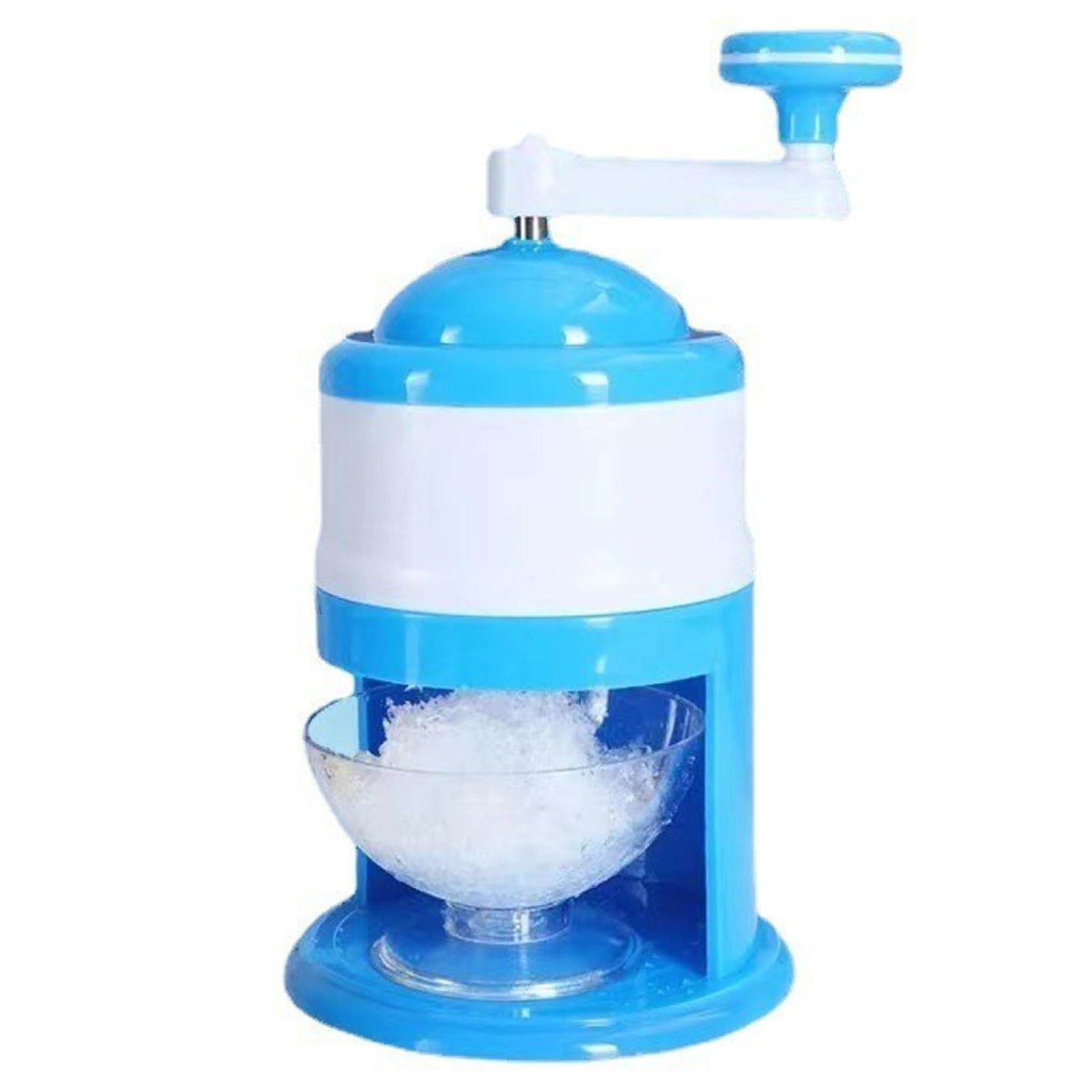 DAGLLGEW Shaved Ice Machine Manual Ice Shaver DIY Crushed Maker Portable Snow Cone Machine with Hand Crank for Party Making Snowcones Cream and Slushy Crushed Maker Shaver Crusher