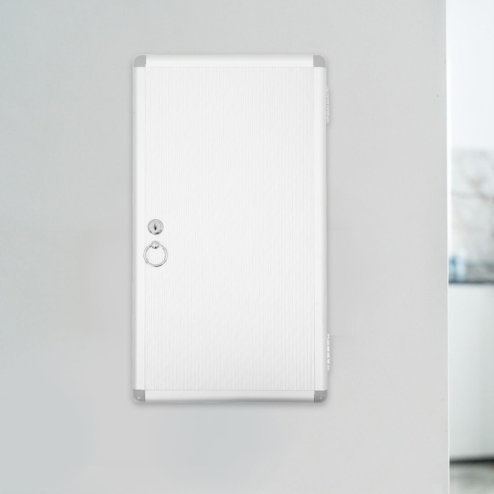 Caja fuerte para llaves montada en la pared con etiquetas, diseño con cerradura para hoteles, oficinas, negocios y concesionarios de automóviles, seguro