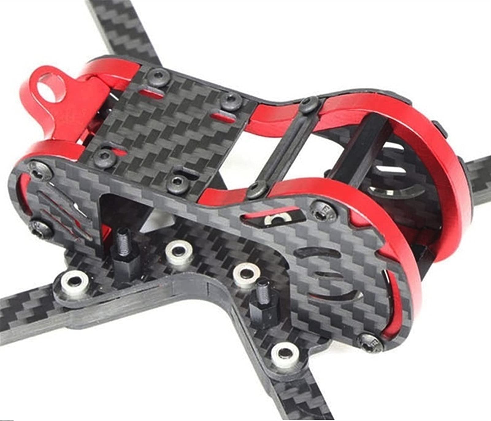 Akcesoria X218 218MM rozstaw osi zestaw ze szkieletem 4MM dzielony stojak z włókna węglowego dla majsterkowiczów FPV Racing Drone Quadcopter akcesoria do stojaków części