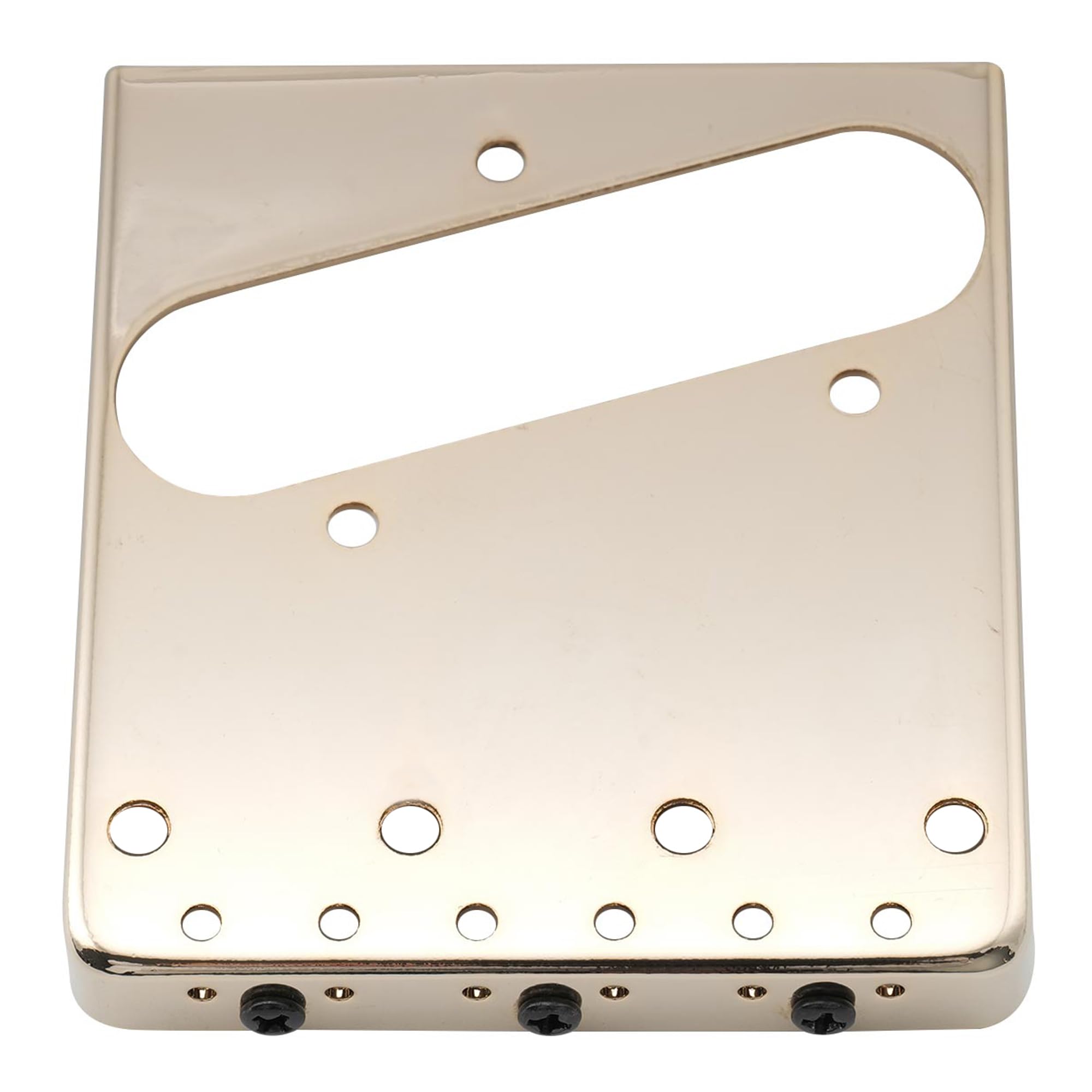 Ponte TL Per Mancini Ponte Sella Per Chitarra Elettrica A 6 Corde In Ottone - Stile Vintage Sinistro Cromato, TL Ponte Ottone Cromato