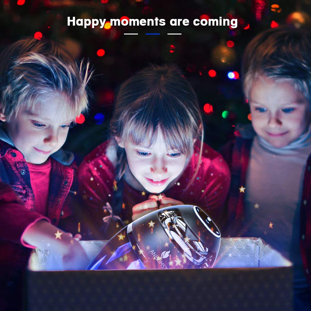 ANERIMST Altoparlante Bluetooth LED Blue Flame Ambience Lantern altoparlante esterno con suono stereo, altoparlante wireless portatile BassUp esclusivo lampada da tavolo per iPhone Android (blu)