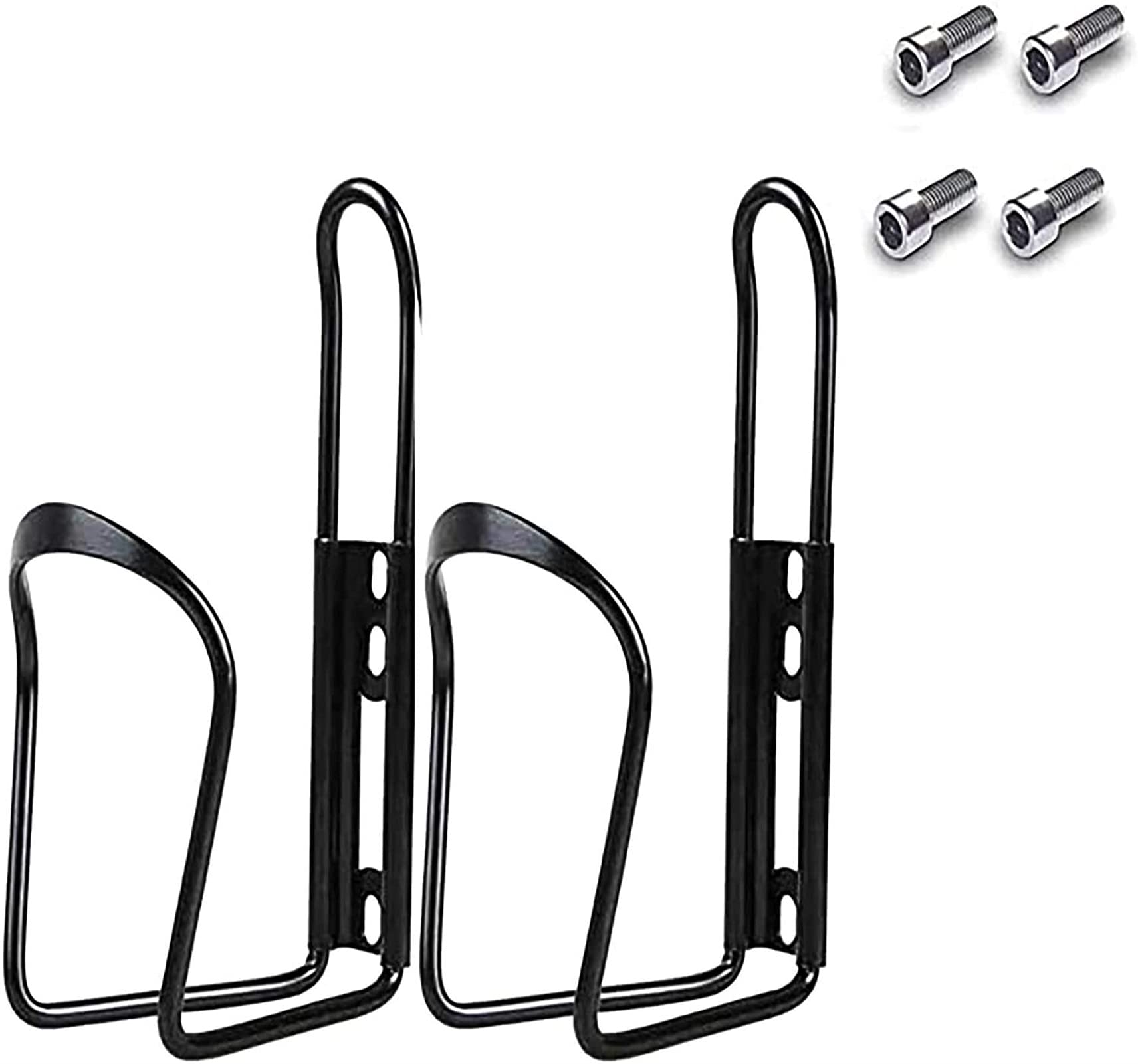 Cage de bouteille métallique SSDD noire pour éviter la chute de votre bidon à vélo