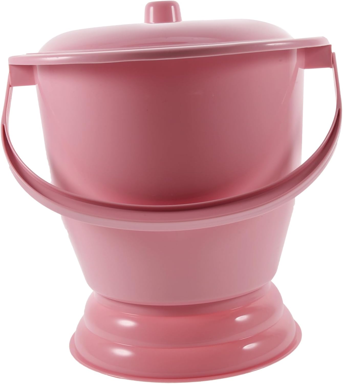 1pc Portable Urinal Bucket Handheld Potty for Toddlers Home Chamber Pot Lid Easy to Clean