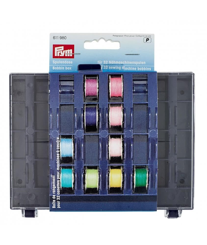 Bobbin Box for 32 Sewing Machine Bobbins – Galedi Pins Purple Plastic