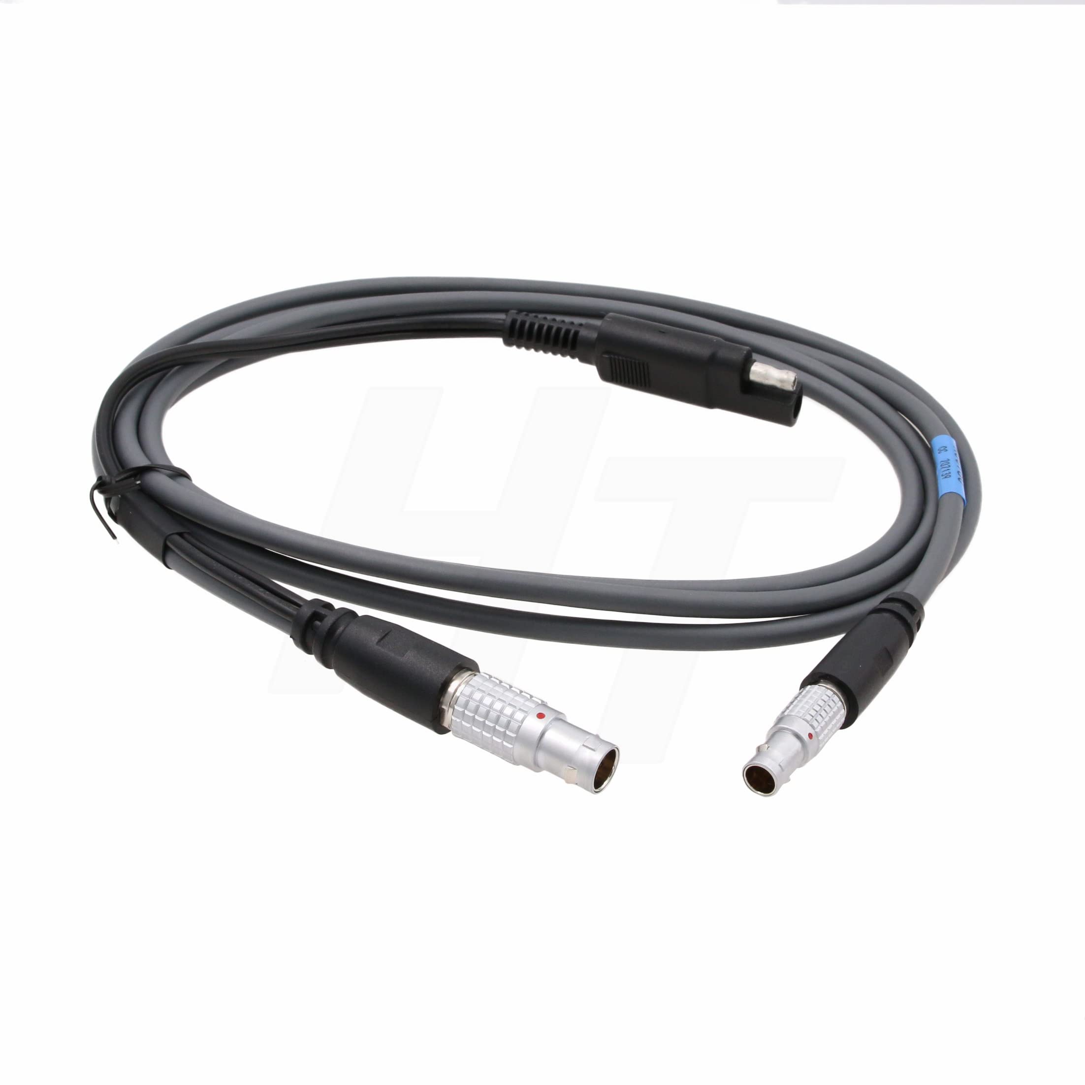 HangTon Radio y batería externa Y Cable de alimentación para receptor GPS Hemisphere S631 / S321+ S321 Pacific Crest ADL PDL HPB Harxon, 5 pines a 5 pines SAE