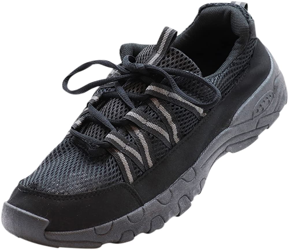 NORTY - Men's Drainage Aqua Water Shoe for Pool Beach Surf Snorkeling Exercise Slip On Sock, Black 42065-9D(M) US